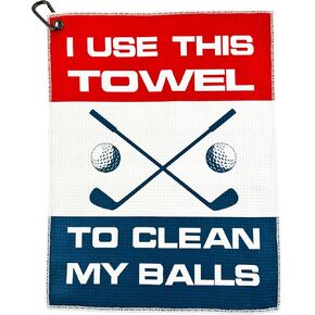 Golfhub Golf Towel - Golf Accessories for Men - Golf Gifts for Men - Printed Funny Golf Towel in Kuwait