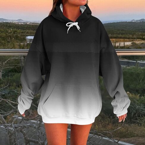 Oversized Hoodies for Women Cute Hooded Sweatshirts Casual Comfy Long Sleeve Pullover with Pockets Fall Fashion 2025 in Saudi Arabia