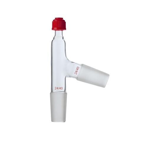 24/40,Three Way Distillation Adapter with Thread,3-Way Plastic Screw Thermometer Tube in Saudi Arabia