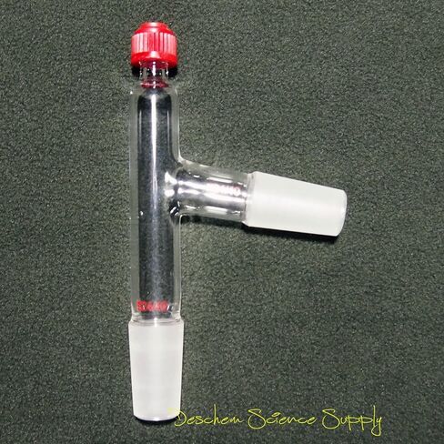 24/40,Three Way Distillation Adapter with Thread,3-Way Plastic Screw Thermometer Tube in Saudi Arabia