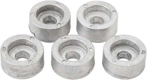 5Pcs Round Zinc Anode 55321 87J01 55321 87J00 Boats Replacement Parts in Saudi Arabia