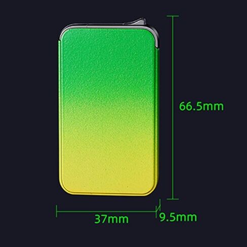 Windproof, Metal Portable, Multifunctional Butane Lighter with Butane Fuel Window and refillable Butane, Adjustable Flame Size (Butane not Included)(White1) in Saudi Arabia