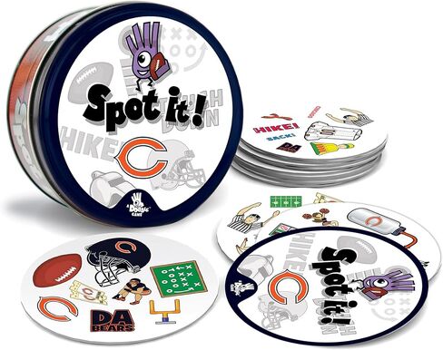 MasterPieces Game Day - NFL Chicago Bears Spot It Game For Kids, Adults, and Family in Saudi Arabia