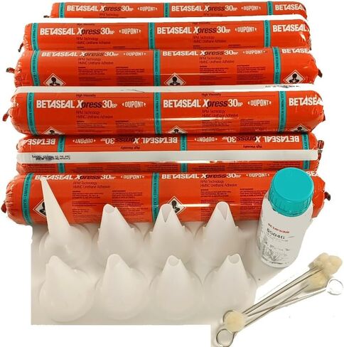 Betaseal Xpress 30 bp Advanced-Cure Glass Glass urethane ، undamive 9 sausages with 4.2oz 5504g primer in Saudi Arabia