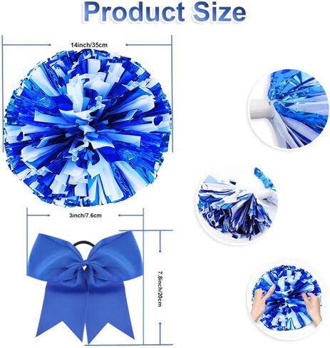 Hlonon 2 PCS POMS POMS و CHEERLEADER Sports Dance Cheer البلاستيك بومس بومس الهتاف للفريق الرياضي هتاف روح الروح in Kuwait