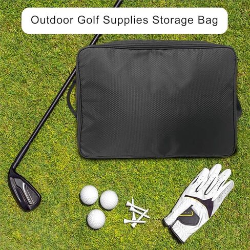 Outdoor Golf cart Bag Large Capacity Portable dustproof Golf Trunk Storage Bag, Portable Storage Bag Golf Trunk Storage Bag, Multi-Pocket, Foldable, Large Capacity, Waterproof, Black in Saudi Arabia