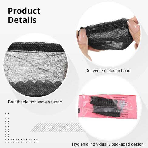 800 Pcs Disposable Microphone Covers, Non-woven Handheld Microphone Windscreens, Elastic Microphone Protective Covers, Individually Wrapped Mic Caps for Karaoke, Recording, Stage Performance in Saudi Arabia