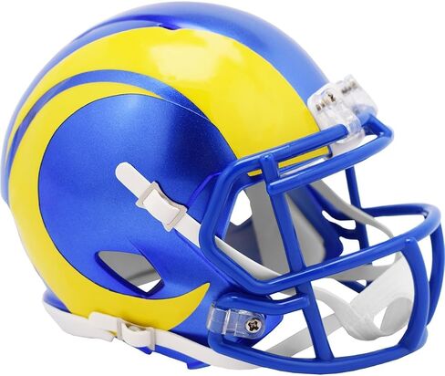 Los Angeles Rams Current Riddell Speed Mini Football Helmet - New in Riddell Box in Saudi Arabia