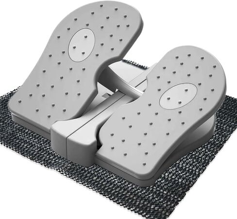 Foldable Leg Exerciser: Portable Foot Pedal Exerciser for Seniors Under Desk Foot Pedal Exerciser Stepper Exercise for Leg Muscles Relieves Varicose Veins Physical Therapy Aid in Kuwait