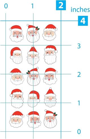 Paper House Productions حزمة Christmas Christmas Cheer من 3 ملصقات نصف صفائح للحرف اليدوية والسردة والتجميع - رنة سانتا in Saudi Arabia