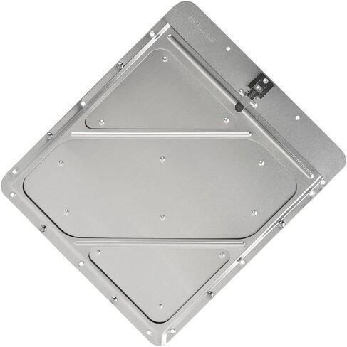 Riveted Aluminum Hazmat Placard Holder, Unpainted Back Plate, 11-7/8" x 13-3/4" x 3/16", J. J. Keller & Associates, Inc. in Saudi Arabia