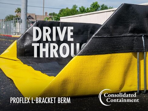 Proflex L-Bracket Secondary Containment Berm (6'x8') in Saudi Arabia