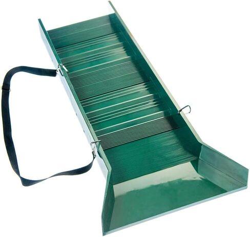 SE 30" Lightweight Green Sluice Box with Shoulder Strap and Carabineers for Gold Panning - GP-SB32 in Saudi Arabia