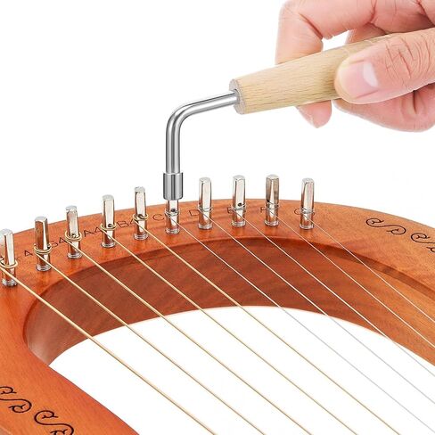 Lyre Tuning Wrench, 4mm/0.15in Lever Harp Wrench L-Shape Kantele Tuning Key Tool for Lyre Harp Kantele Small Stringed Instruments in Kuwait