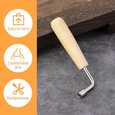 Lyre Tuning Wrench, 4mm/0.15in Lever Harp Wrench L-Shape Kantele Tuning Key Tool for Lyre Harp Kantele Small Stringed Instruments in Kuwait