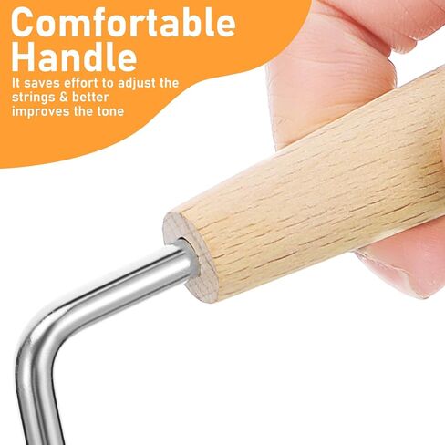 Lyre Tuning Wrench, 4mm/0.15in Lever Harp Wrench L-Shape Kantele Tuning Key Tool for Lyre Harp Kantele Small Stringed Instruments in Kuwait