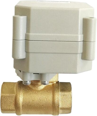 TFM8-B2-C NEW 2 Way Brass 1/4 '' DN8 DC12V DC24V SPORTINAL VALVE SIGNING 0-5V 0-10V أو 4-20MA للتحكم في تعديل الماء (DN8 BSP ، 4-20MA_4MA إلى 20MA) in Kuwait