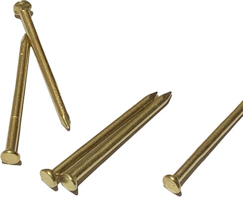 Brass Nails - Pure Brass Fastening Nails. Commonly used in high-end places like villas, wooden boards, temples (80pcs22mm) in Kuwait