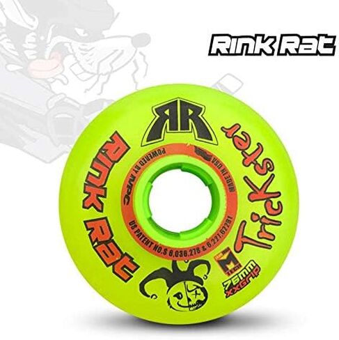 عجلات الهوكي Roller Trickster 76/80 Hilo 79A + محامل سيراميك هجينة ، أخضر/أحمر in Kuwait