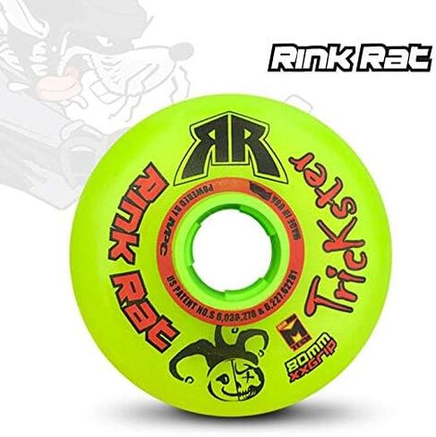 عجلات الهوكي Roller Trickster 76/80 Hilo 79A + محامل سيراميك هجينة ، أخضر/أحمر in Kuwait
