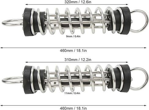 قوارب الإرساء الرباعي 304 مثبط الفولاذ المقاوم للصدأ الينابيع snubber لخط الذروة لخط الذروة الإكسسوارات امتصاص الصدمات in Saudi Arabia
