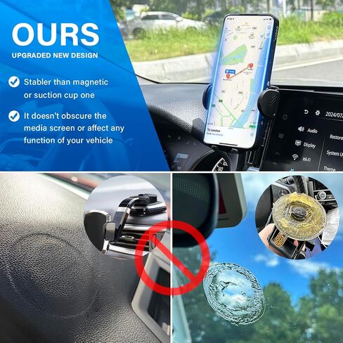 for MagSafe Car Phone Holder for 2019-2025 Toyota RAV4 Accessories, 7/8-Inch Screen Fixed Clip, Magnetic Phone Holder 360° Cell Phone Mount for Toyota RAV4 2025 Accessories in Kuwait