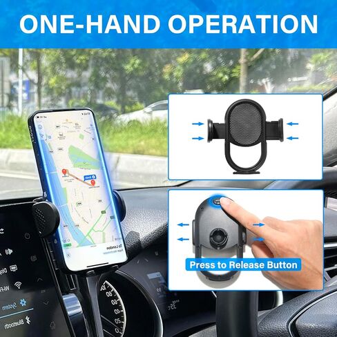 for MagSafe Car Phone Holder for 2019-2025 Toyota RAV4 Accessories, 7/8-Inch Screen Fixed Clip, Magnetic Phone Holder 360° Cell Phone Mount for Toyota RAV4 2025 Accessories in Kuwait