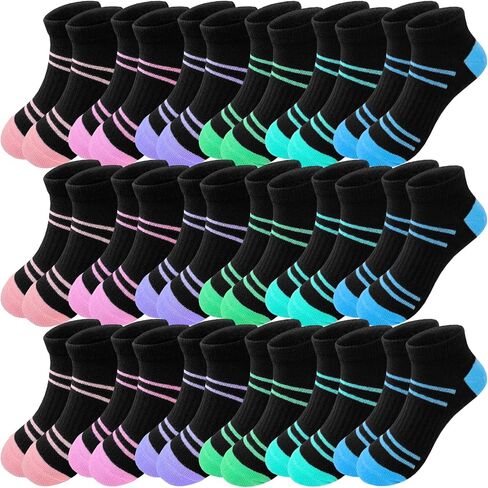 Bemeol Girls Socks 18 أزواج جوارب كاحل للأطفال in Saudi Arabia