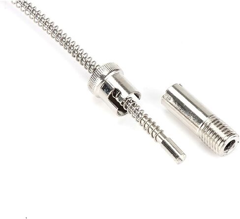 K Type WRNT-01 M12 Bayonet Compression Spring Shielded Wire 1-5M Temperature Sensor 1Pcs(M12 K Type 2m) in Kuwait