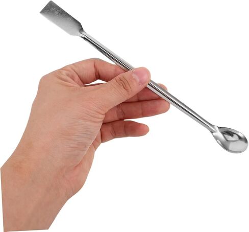DIYEAH Crucible Cleaning Spoon Stainless Steel Long Handle for Lab Reagents and High-Temperature Applications Precision Sampling Spoon for Chemical Handling in Saudi Arabia