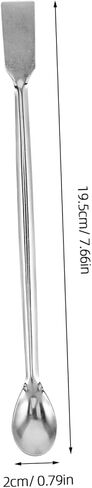 DIYEAH Crucible Cleaning Spoon Stainless Steel Long Handle for Lab Reagents and High-Temperature Applications Precision Sampling Spoon for Chemical Handling in Saudi Arabia