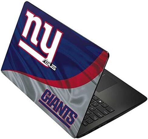 Skinit Decal Laptop Skin Compatible with Asus X502CA 15.6 - Officially Licensed NFL New York Giants Design in Saudi Arabia