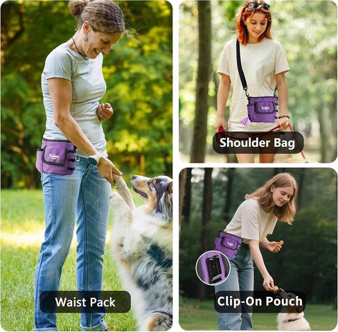 Dog Treat Pouch with Magnetic Closure for Pet Training in Kuwait