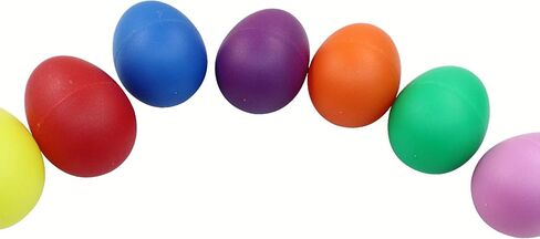 Hordion 14pcs Plastic Egg Shakers Percussion Musical Eggs Maracas Easter Egg for Party Favors Supplies Music Learning in Saudi Arabia