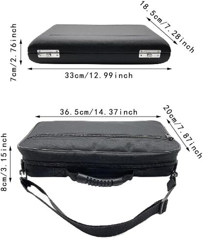 قضية مزمار ، حقيبة مزمار ضد الرطوبة مع حزام قابل للإزالة من الجلود الخفيفة الوزن لحمل الآلات الكلارينيت in Kuwait