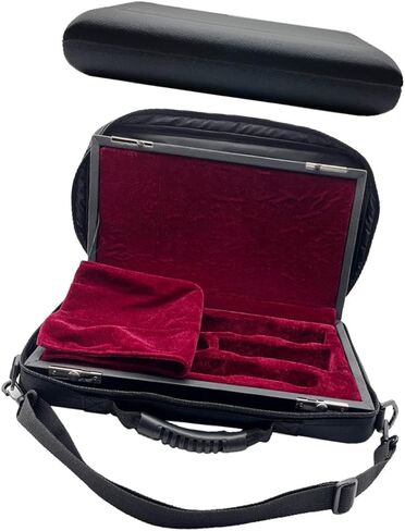 قضية مزمار ، حقيبة مزمار ضد الرطوبة مع حزام قابل للإزالة من الجلود الخفيفة الوزن لحمل الآلات الكلارينيت in Kuwait