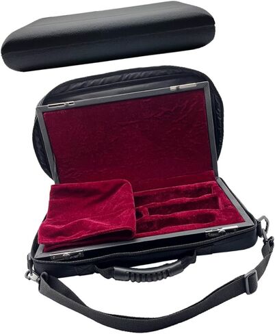 قضية مزمار ، حقيبة مزمار ضد الرطوبة مع حزام قابل للإزالة من الجلود الخفيفة الوزن لحمل الآلات الكلارينيت in Kuwait