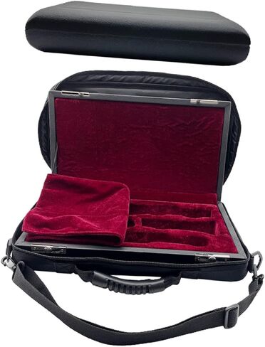 قضية مزمار ، حقيبة مزمار ضد الرطوبة مع حزام قابل للإزالة من الجلود الخفيفة الوزن لحمل الآلات الكلارينيت in Kuwait