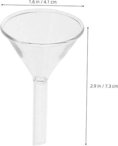PRETYZOOM 3pcs Glass Laboratory Funnels Triangle Shape for Precise Pouring and Filtering Heat Resistant Scientific Filling Funnels for Accurate Liquid Transfer in Lab Use in Saudi Arabia