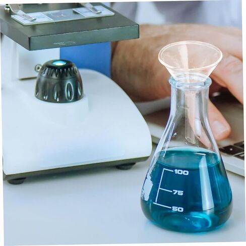 PRETYZOOM 3pcs Glass Laboratory Funnels Triangle Shape for Precise Pouring and Filtering Heat Resistant Scientific Filling Funnels for Accurate Liquid Transfer in Lab Use in Saudi Arabia