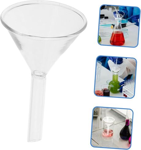 PRETYZOOM 3pcs Glass Laboratory Funnels Triangle Shape for Precise Pouring and Filtering Heat Resistant Scientific Filling Funnels for Accurate Liquid Transfer in Lab Use in Saudi Arabia