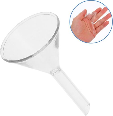 Valiclud 3pcs الزجاج العلمي الحشوة القمع واسعة مثلث الفم مثلث مرشح مختبر قمع زجاج قوي in Kuwait
