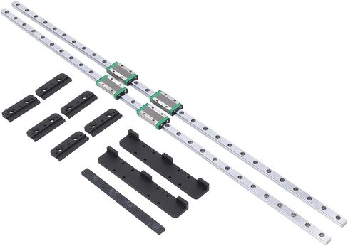 2pcs ترقية Y Axes Linear Guide Rail Kit High Carbon Steel Design Friction Low Priction for Neptune 3 Maximum ، Neptune 4 Maximum in Saudi Arabia