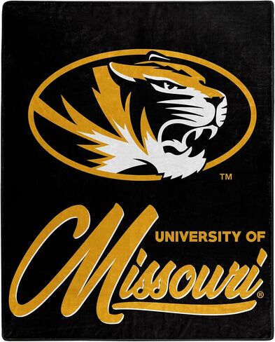 شمال غرب NCAA Missouri Tigers للجنسين راشيل رمي بطانية ، 50 "× 60" ، توقيع in Saudi Arabia