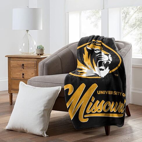 شمال غرب NCAA Missouri Tigers للجنسين راشيل رمي بطانية ، 50 "× 60" ، توقيع in Saudi Arabia
