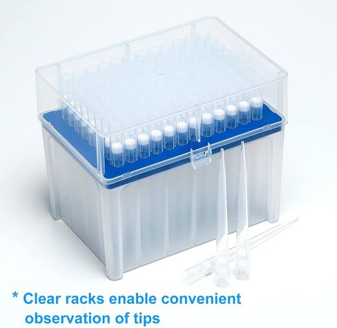 Biologix 20 UL نصائح تصفية ماصة ، نصيحة تصفية مرشحات الاستبقاء ، طرف ماصة Micro الشامل لـ Pipettor ، 96 قطعة/رف ، in Saudi Arabia