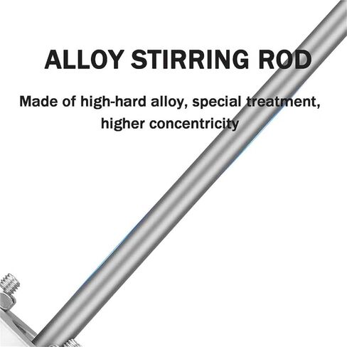 1 Gallon Pneumatic Automatic Paint Mixer - 1/16HP Air Agitator with Adjustable Stand, Ideal for Viscous Liquids, Ink & Dye Mixing, Perfect Paint Mixing Tool in Kuwait