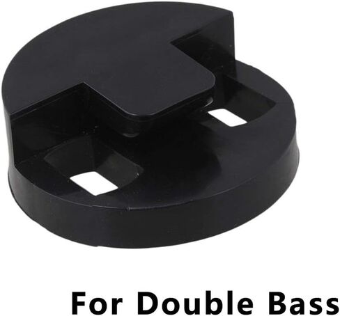 Double Bass Mute Silencer Sound Damper Black in Saudi Arabia
