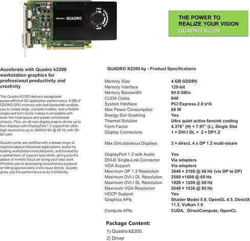 Quadro NVS 310 Dual displayports, with Two DP to HDMI adapters, and Half and Full Size Brackets for Either SFF or Regular Full Size Computer(1 Year Warranty) in Saudi Arabia