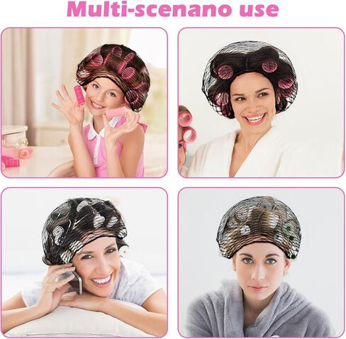 6 PCS مثلث شبكة الشعر شبكة الشعر ، التصميم والنوم الشباك الشبكة المرنة حافة الشعر للنساء صالون البكتور حماية تصفيفة الشعر 70.9 "× 37" × 37 " in Kuwait